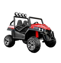 تحميل الصورة إلى عارض المعرض، kids Buggy Double Seater 4x4 Electric Ride On Car 12V- Red Age 2-8 Years
