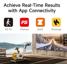 تحميل الصورة إلى عارض المعرض، Kingsmith Rear-Drive Self-Powered Spinning Bike, Silent Magnetic - PB08S
