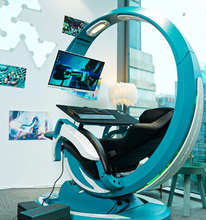 Load image into Gallery viewer, Ergonomic Gaming Chair: Elevate Your Experience with Zero Gravity Comfort and Futuristic Space Capsule Design.
