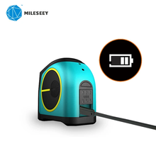 Load image into Gallery viewer, Mileseey 2-in-1 40m Laser Rangefinder Steel Tape LCD Digital Display from Xiaomi Youpin
