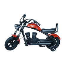 Load image into Gallery viewer, Kids Harley Style Electric Scooter With Training wheels– 180W Motor, 24V 5.2Ah 10–12KM Range, Age 3-10
