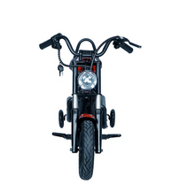 Load image into Gallery viewer, Kids Harley Style Electric Scooter With Training wheels– 180W Motor, 24V 5.2Ah 10–12KM Range, Age 3-10
