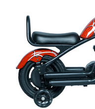 Load image into Gallery viewer, Kids Harley Style Electric Scooter With Training wheels– 180W Motor, 24V 5.2Ah 10–12KM Range, Age 3-10
