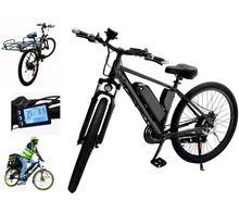 تحميل الصورة إلى عارض المعرض، Electric city Bike D02 for City Delivery 36V 10Ah 500W
