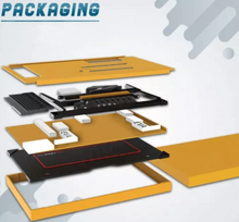 Load image into Gallery viewer, Gaming Desk Table With light, Computer Desk, Cup Holder and Headphone Hook Gamer Workstation
