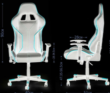 Load image into Gallery viewer, Gaming Chair DGM69-BLK/GY Durable Leather Seat 360° Upto 120 Kg
