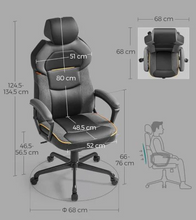 Load image into Gallery viewer, Comfort-Line Adjustable Gaming/Office Chair – Black
