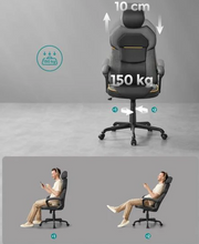 Load image into Gallery viewer, Comfort-Line Adjustable Gaming/Office Chair – Black
