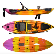 تحميل الصورة إلى عارض المعرض، Fox Single Person Flap Pedal Kayak 2.9m Vk-35
