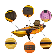 تحميل الصورة إلى عارض المعرض، Fox Single Person Flap Pedal Kayak 2.9m Vk-35
