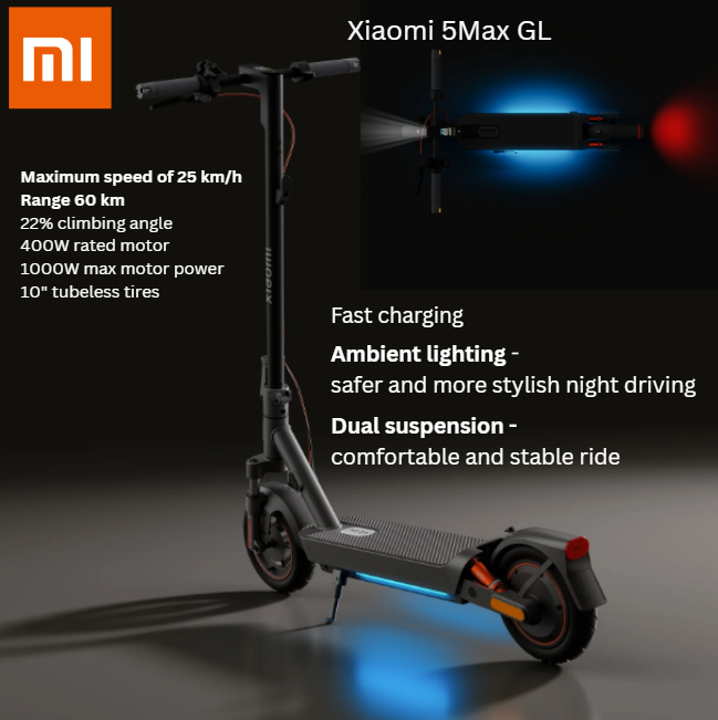 Xiaomi Electric Scooter 5 Max GL