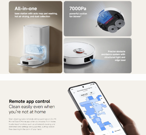 Xiaomi Robot Vacuum Cleaner X20 Pro