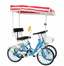 Load image into Gallery viewer, Quadricycle 2-Seater Canopy Bike for Leisure &amp; events ,Rentals with 4 Tyres
