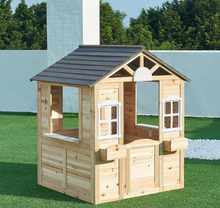 تحميل الصورة إلى عارض المعرض، Wooden Playhouse – Kids Outdoor Garden Playhouse
