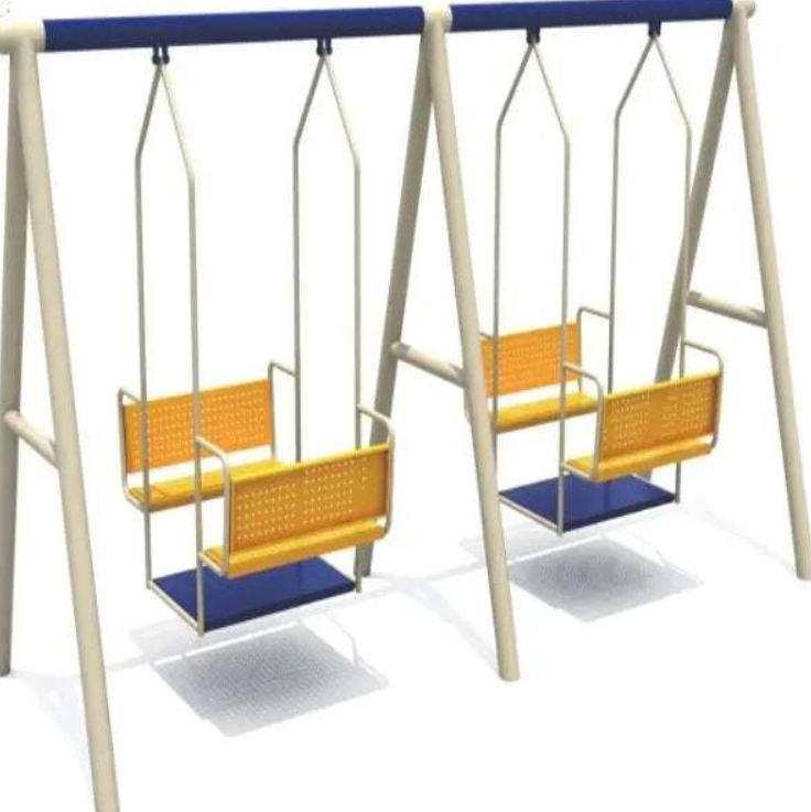 Double swing set for kids