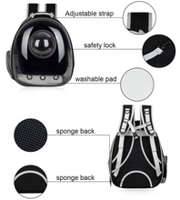 Load image into Gallery viewer, Cat Carrier Dog Carrier Backpack-WHD3213 for Small Medium Cat Puppy Doggie
