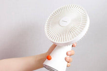 Load image into Gallery viewer, Xiaomi Rechargeable Mini Fan 2-in-1 dual use handheld+desktop fan
