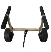 تحميل الصورة إلى عارض المعرض، Kayak Trolley Wheels with Bracket Hauler for Paddle Boards Transport Kayaks
