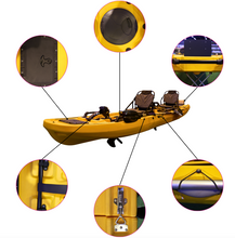 تحميل الصورة إلى عارض المعرض، Kipper Double Person Propeller Pedal Kayak 4.3m Vk-39
