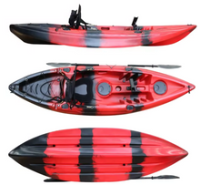تحميل الصورة إلى عارض المعرض، Lango Single Person Paddle Kayak 2.9M VK-04 – Compact Fishing &amp; Recreational Kayak
