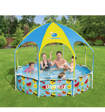 Load image into Gallery viewer, Bestway Above Ground Splash N Shade Play Round Pool 244 x 51cm
