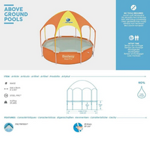 Load image into Gallery viewer, Bestway Above Ground Splash N Shade Play Round Pool 244 x 51cm
