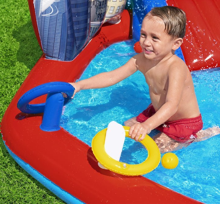 Bestway Marvel Spider-Man Inflatable Play Center 2.11mx2.06mx1.27m