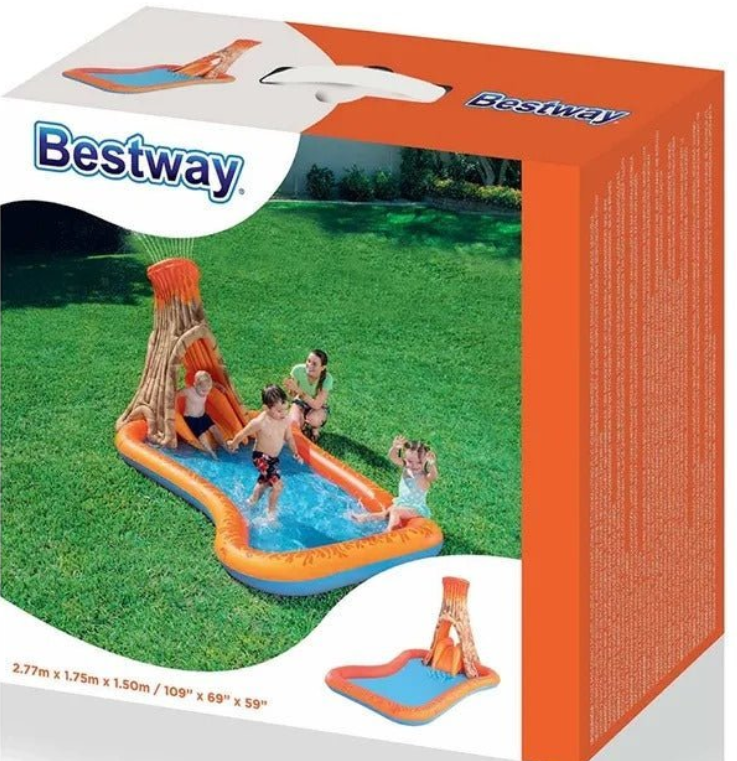 Bestway Volcano Splash Island 277x175x150cm Age 3 +