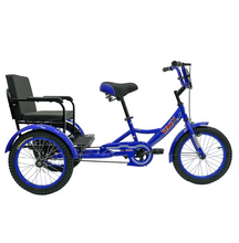 تحميل الصورة إلى عارض المعرض، Vaux kids 12" Sofa Tricycle with Comfortable Back Seat Age 5-14
