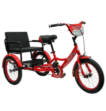 تحميل الصورة إلى عارض المعرض، Vaux kids 12" Sofa Tricycle with Comfortable Back Seat Age 5-14
