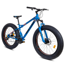 تحميل الصورة إلى عارض المعرض، Vaux Joggers Fat Bike Cycle for Boys 12+ Years &amp; Men- 21 Speed Shimano Gear
