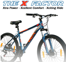 تحميل الصورة إلى عارض المعرض، Vaux X-Mount Gear MTB for Men 27.5T with Aluminium Alloy Frame &amp; Disc Brakes Shimano gears
