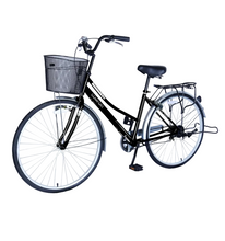 Load image into Gallery viewer, Vaux Comfort City 26" Bicycle with Basket &amp; Carrier
