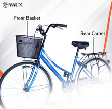 Load image into Gallery viewer, Vaux Comfort City 26" Bicycle with Basket &amp; Carrier
