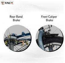 تحميل الصورة إلى عارض المعرض، Vaux Royal Kids Road Bike w/Basket for 4-10 Years Boys Girls, Adjustable Seat,Handbrake
