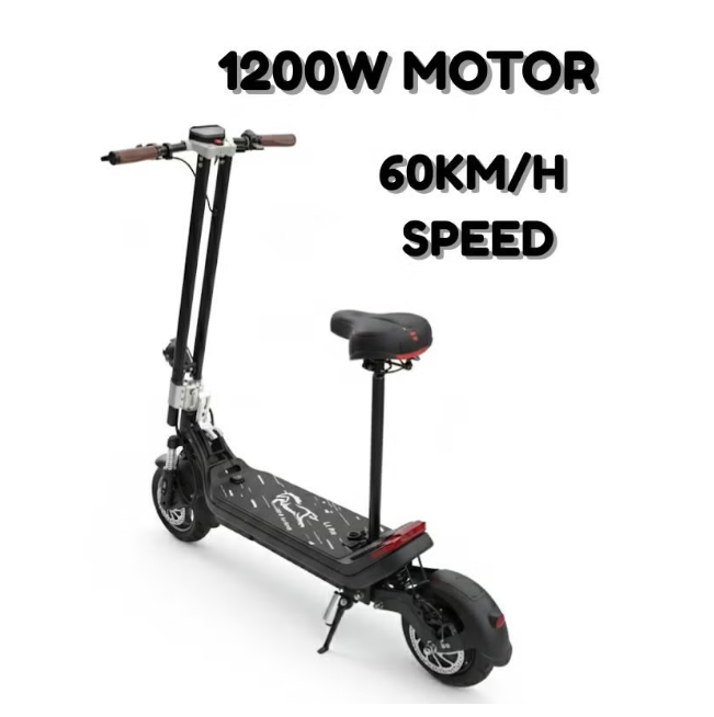 L4 Pro Electric Scooter 48V 21.8Ah 1200W Dual