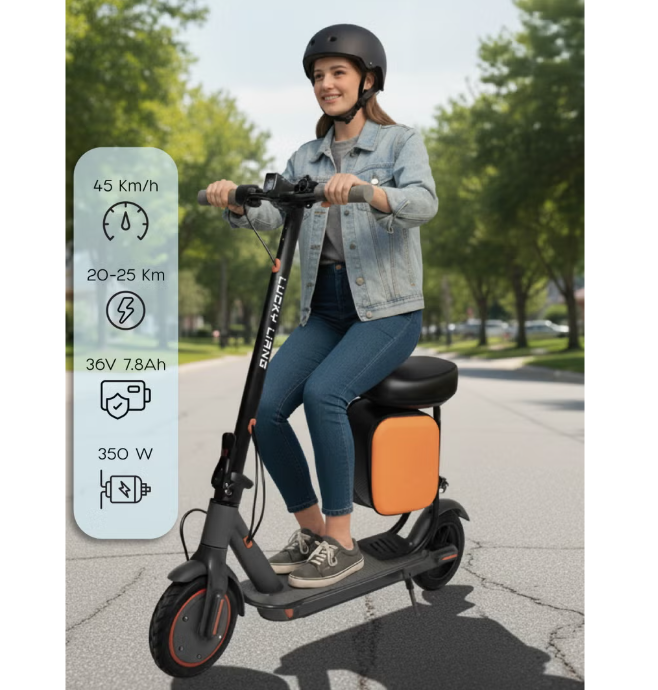 L11 Pro Upgraded Electric Scooter 36V 10.5Ah 350W 45kmh speed 35km Range