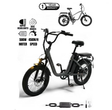 Load image into Gallery viewer, U3 Electric city Electric Bike 48V 13Ah 500W
