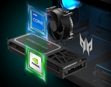 Load image into Gallery viewer, Acer Predator Orion 3000 Desktop Intel i7-13700F, 16GB RAM, 1TB SSD, RTX 3070
