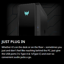 Load image into Gallery viewer, Acer Predator Orion 3000 Desktop Intel i7-13700F, 16GB RAM, 1TB SSD, RTX 3070
