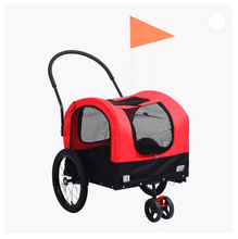 Load image into Gallery viewer, 2-in-1 Pet Bike Trailer and Jogging Stroller
