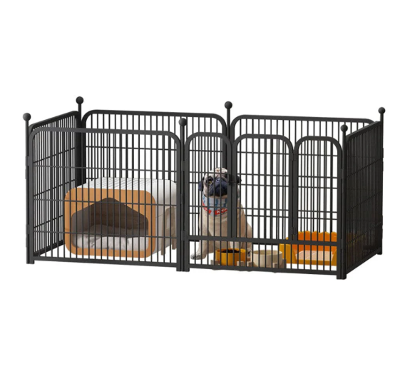 Dog Playpen Foldable 6 Panels Dog Pen 24
