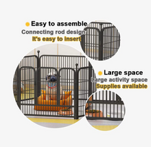Load image into Gallery viewer, Dog Playpen Foldable 6 Panels Dog Pen 24&quot; Height Pet Enclosure Dog Fence Outdoor
