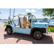 Load image into Gallery viewer, Classic Car Electric Mini Moke Jeep 72V 4 Seater Sightseeing Bus Golf Cart
