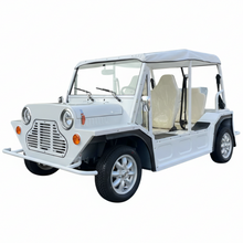 تحميل الصورة إلى عارض المعرض، Mini Moke Electric Sightseeing Buggy Car Moke Golf Cart 04 Seater-Full Aluminum Alloy
