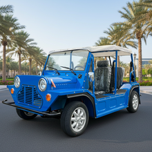 تحميل الصورة إلى عارض المعرض، Mini Moke Electric Sightseeing Buggy Car Moke Golf Cart 04 Seater-Full Aluminum Alloy

