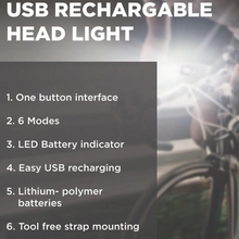 Load image into Gallery viewer, Spartan Bicycle Headlight
