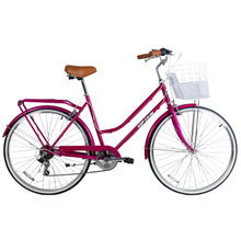 Load image into Gallery viewer, Classic 7s Unisex City Bike Urban Cycling 28 inch With Front Basket
