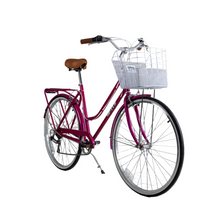 Load image into Gallery viewer, Classic 7s Unisex City Bike Urban Cycling 28 inch With Front Basket

