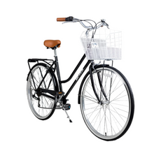 Load image into Gallery viewer, Classic 7s Unisex City Bike Urban Cycling 28 inch With Front Basket
